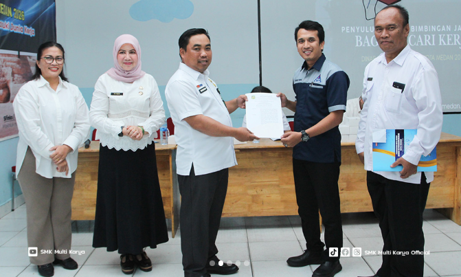 SMK Multi Karya Terima Penyuluhan dan Bimbingan Jabatan dari Disnaker Kota Medan 2026
